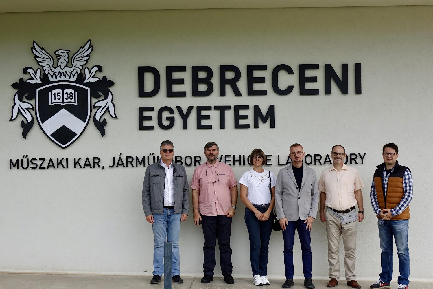 Rijekai Egyetem delegáció