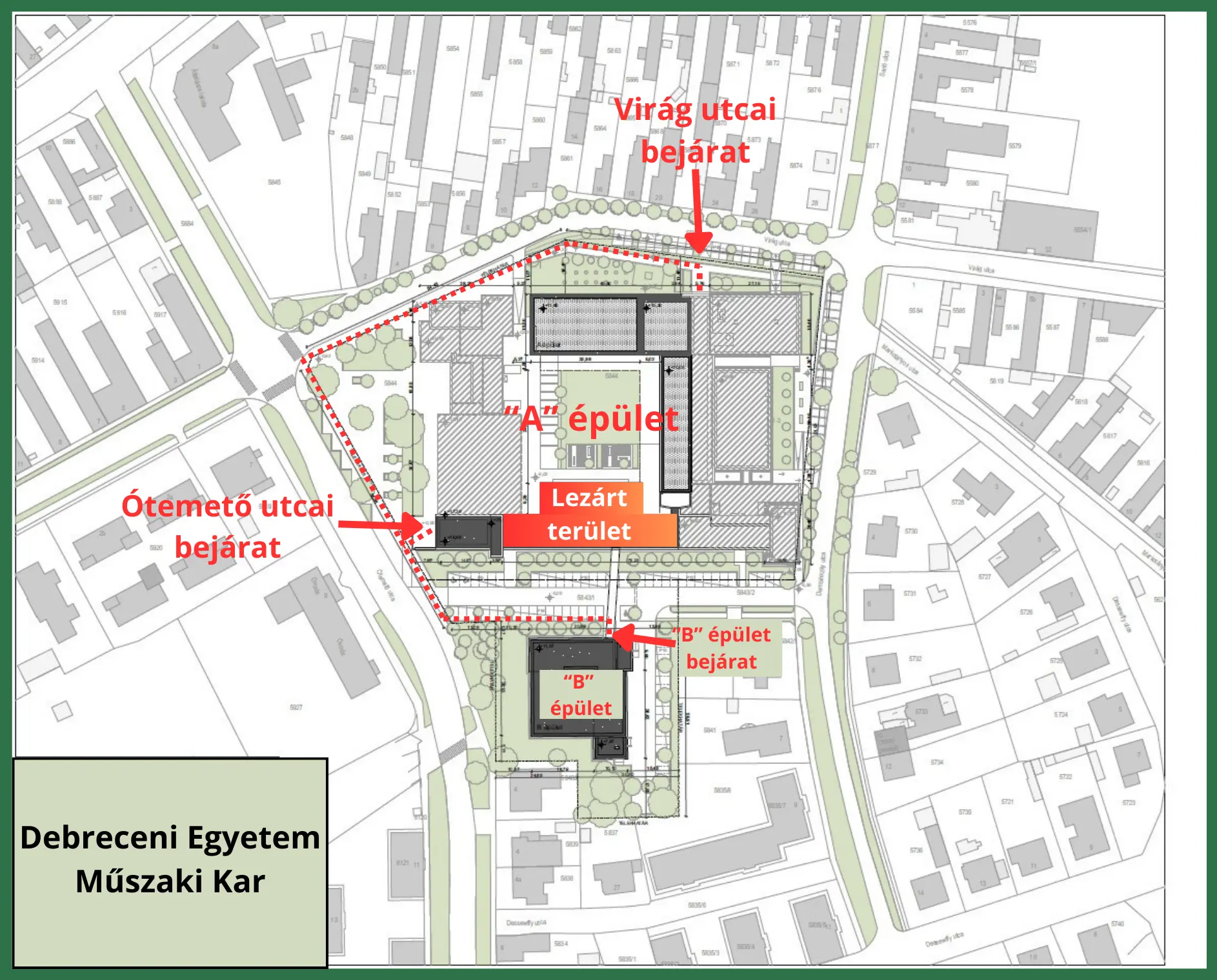 Műszaki Kar &eacute;p&uuml;letei