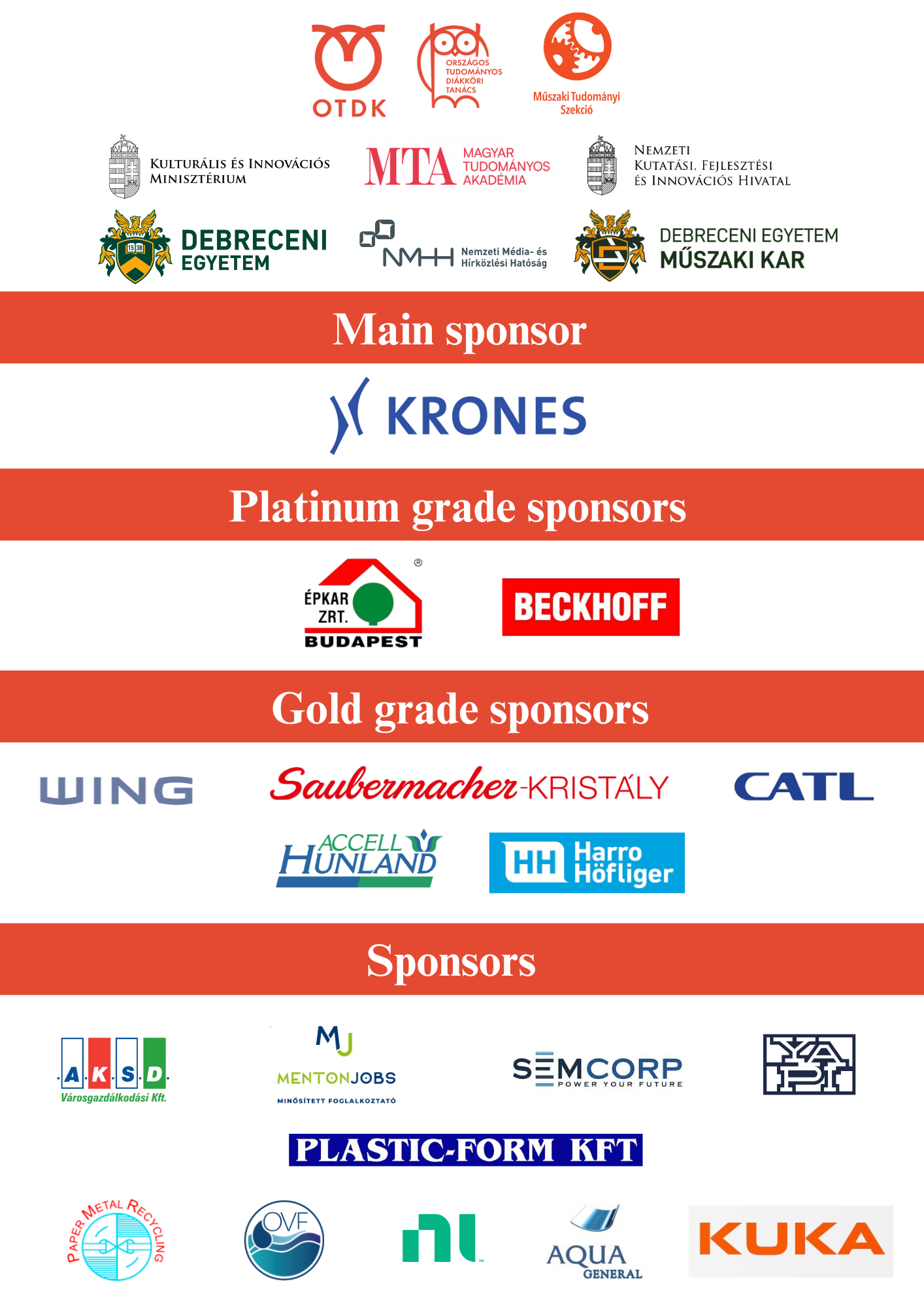 Sponsors