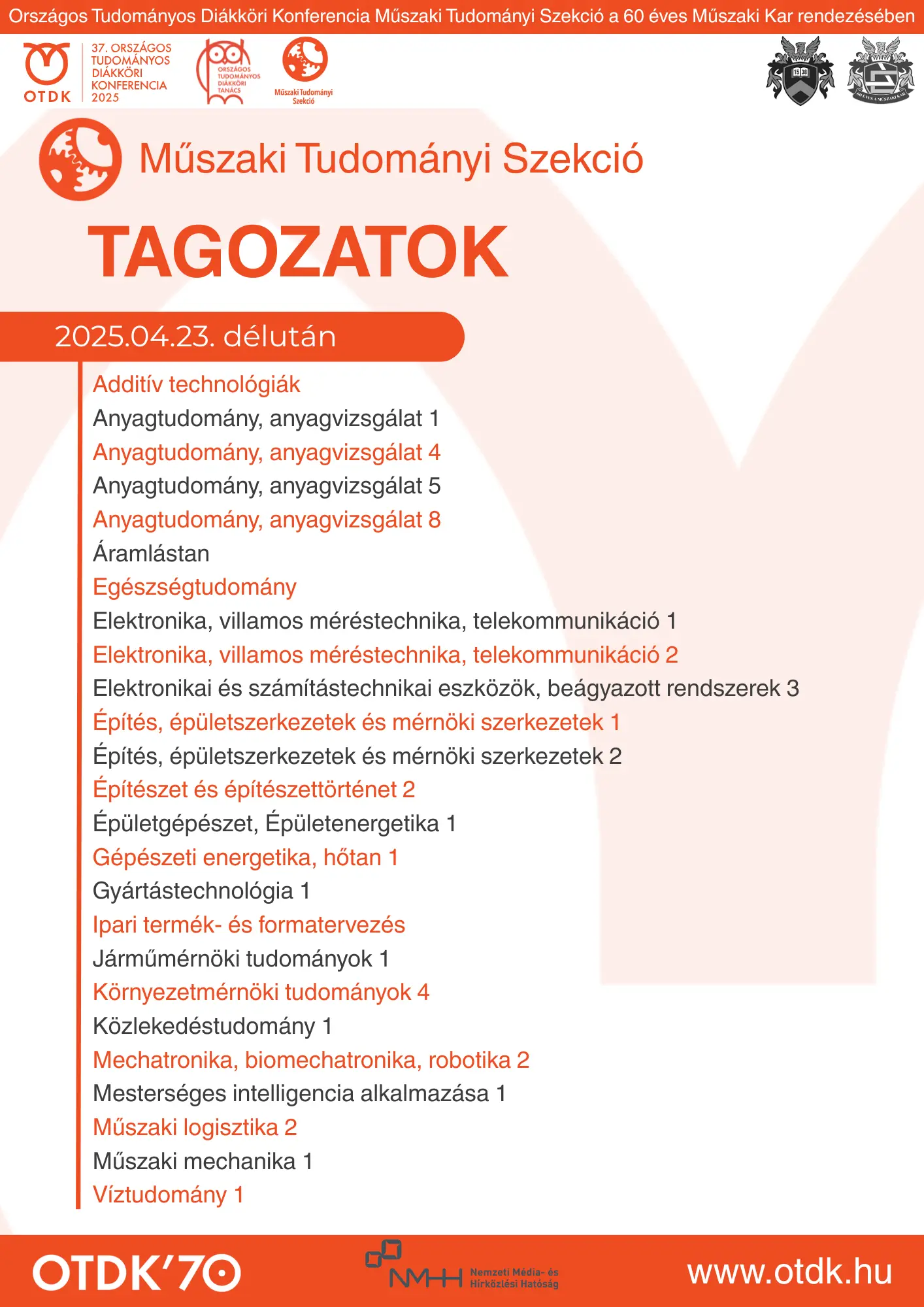 Tagozatok