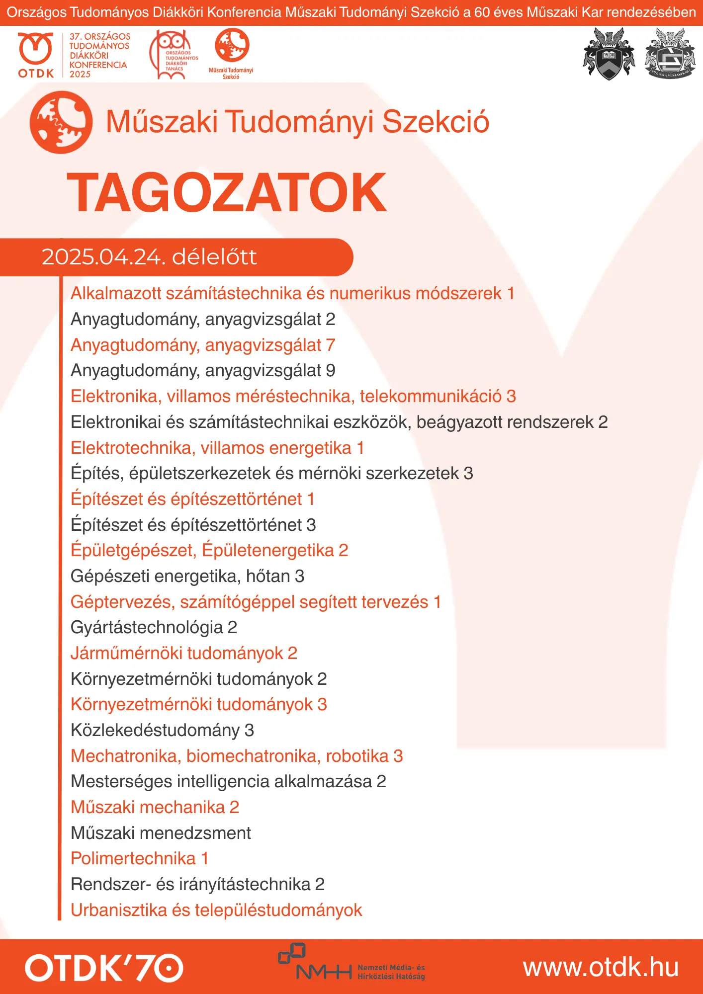 Tagozatok