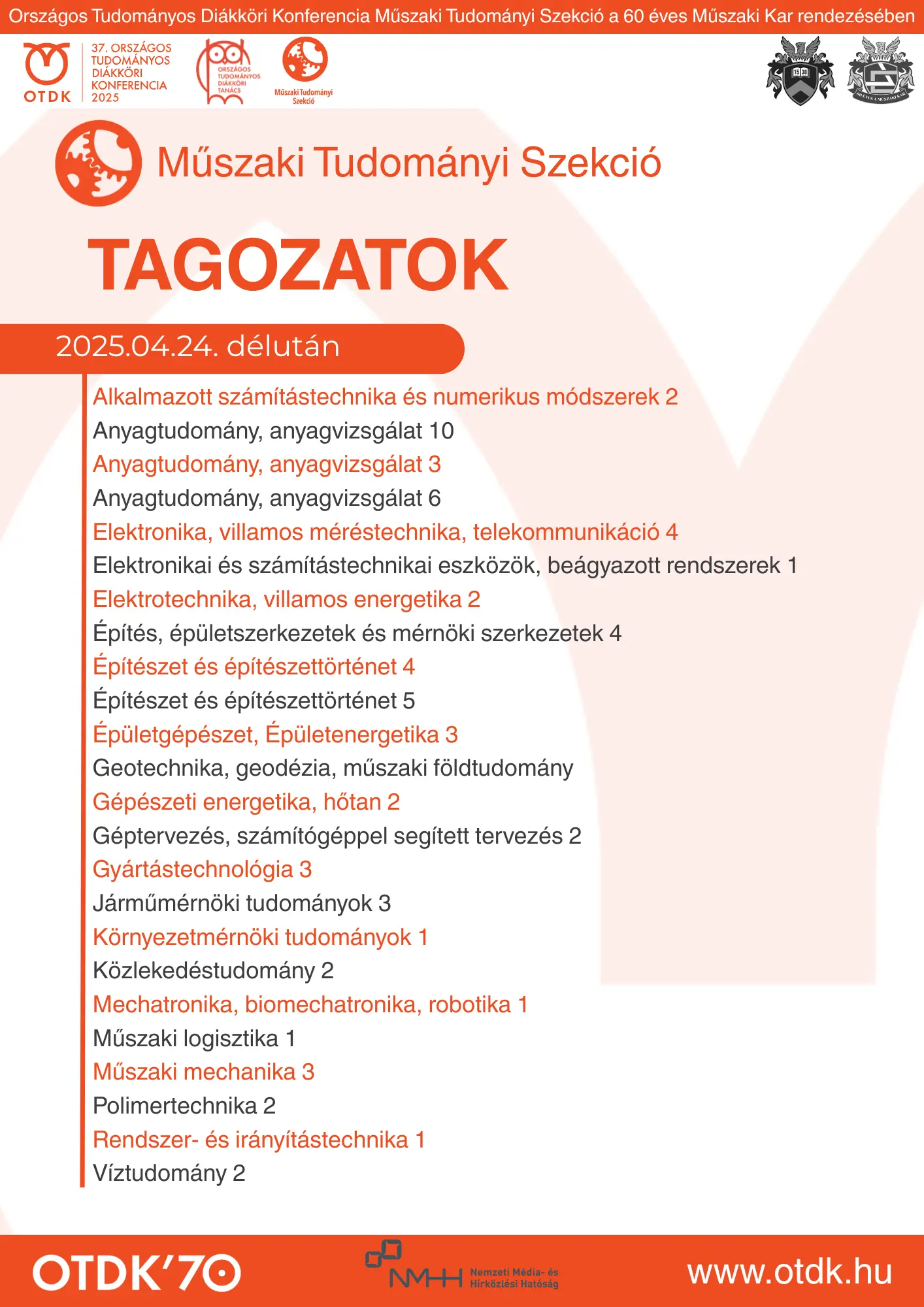 Tagozatok