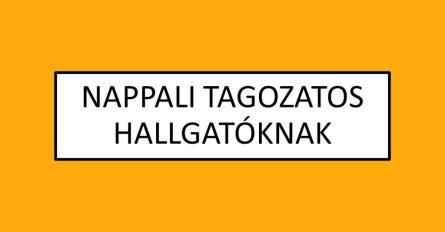 Szaknyelvi ismeretek nappali tagozatos hallgatóknak