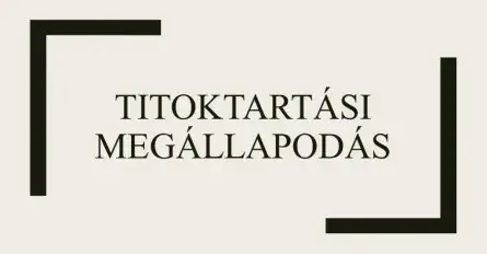 Titoktartási megállapodás